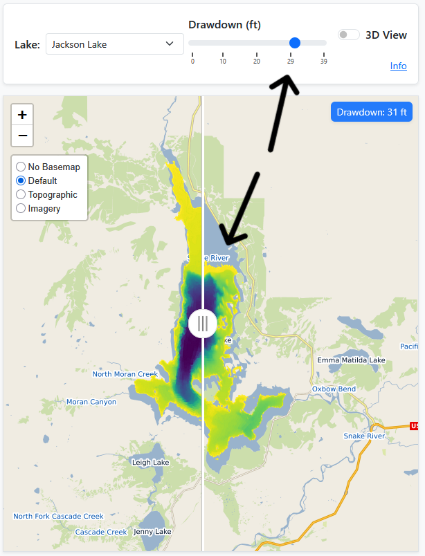 Map and slider example